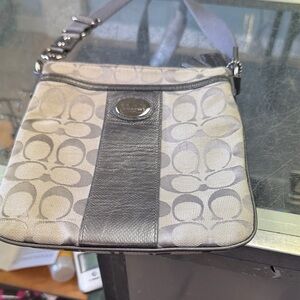 Coach Gray Crossbody Bag